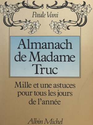 cover image of Almanach de Madame Truc